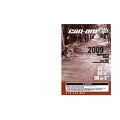 Can-Am DS 70 2009 Vehicle manual cover