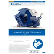 Blastrac 2-48DS Blasting Machine manual cover