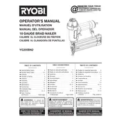 Ryobi YG200BN2 Nailer manual cover