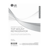 LG LTNC11121V Refrigerator manual cover