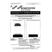 Worcester Heatslave 9.24 BF Boiler manual cover