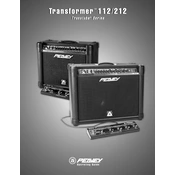 Peavey Transformer 112 Amplifier manual cover