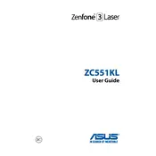 ASUS ZenFone 3 Laser (ZC551KL) Phone manual cover