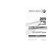 Can-Am Outlander Series 2019 Vehicle manual cover