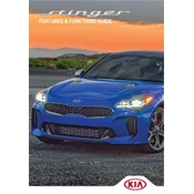 Kia Stinger 2021 Sedan manual cover