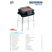 Severin PG 8119 SEVO GS Grill manual cover