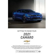 Chevrolet Camaro 2021 manual cover