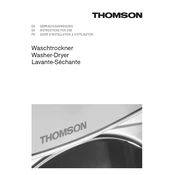 Thomson WTT6129D Washing Machine manual cover