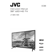 JVC LT-32K100 manual cover