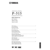 Yamaha P-515 Piano manual cover