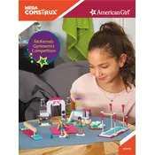 Mega Construx Mattel American Girl McKenna Gymnastics FDY95 Construction Set manual cover