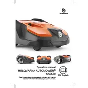 Husqvarna Automower 520 Lawn Mower manual cover