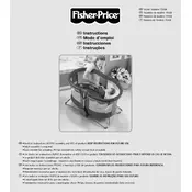 Fisher Price Mattel Bounce n Play 79408 Playpen manual cover