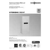 Viessmann Vitodens 222-F B2TB Series 19 Boiler manual cover