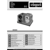 Scheppach DBS800 5903404901 Angle Grinder manual cover