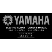 Yamaha SGV Series Guitar manual cover