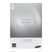 Samsung DW80F600UTB Dishwasher manual cover