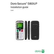 Doro Secure 580 IUP Phone manual cover