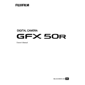 Fujifilm GFX 50R Camera manual cover