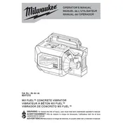 Milwaukee MXF370 Vibrator manual cover