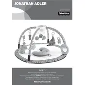 Fisher Price Mattel Jonathan Adler Sensory Gym DFP71 Toy manual cover