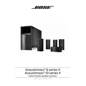 Bose Acoustimass 6 manual cover