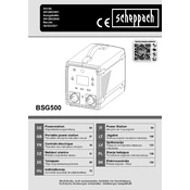 Scheppach BSG500 5912802901 Power Station manual cover