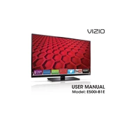 Vizio E500i-B1E TV manual cover