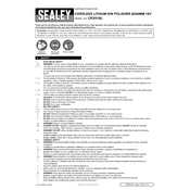 Sealey CP2518L Polisher manual cover