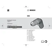 Bosch IXO Screwdriver manual cover