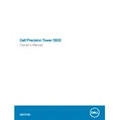 Dell Precision Tower 3620 Workstation manual cover