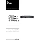 Icom ID-RP1200VD Repeater manual cover