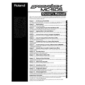 Roland MC-505 manual cover