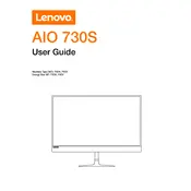 Lenovo IdeaCentre AIO 730s-24IKB Computer manual cover