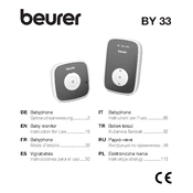 Beurer BY 33 Baby Monitor manual cover