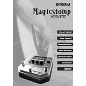 Yamaha Magicstomp Acoustic Effects Processor manual cover