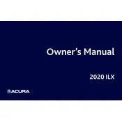 Acura ILX 2020 Sedan manual cover