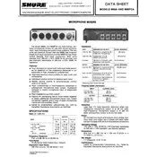 Shure M68FCA Microphone manual cover