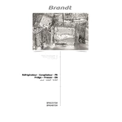 Brandt BFK635YSW Refrigerator manual cover