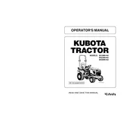 Kubota BX1880-AU Tractor manual cover