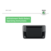 Škoda Yeti Infotainment Radio Bolero 2014 Car manual cover