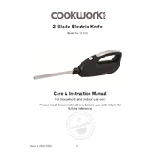 Cookworks 7558177 EK-121 Knife manual cover