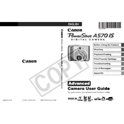 Canon PowerShot A570 IS manual cover