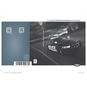 Ford Police Interceptor Sedan 2018 manual cover