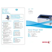 Xerox Phaser 3020 Printer manual cover