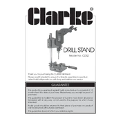 Clarke 6500222 CDS2 Drill Stand manual cover