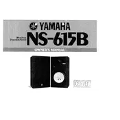 Yamaha NS-615B Speaker manual cover