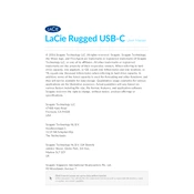 Lacie Rugged STFR1000400 Storage manual cover