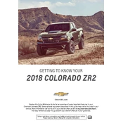 Chevrolet Colorado ZR2 2018 manual cover