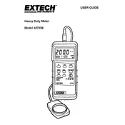 Flir Extech 407026 Meter manual cover